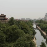 auf der Stadtmauer von Xi'an