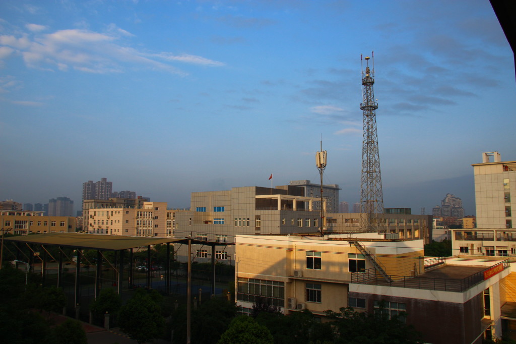 Aussicht aus meinem Zimmer auf der anderen Seite