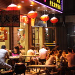 Abends in der Prachtstrasse direkt bei meinem Hostel