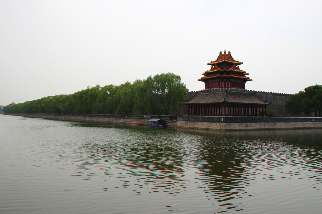 Wassergraben um die verbotene Stadt